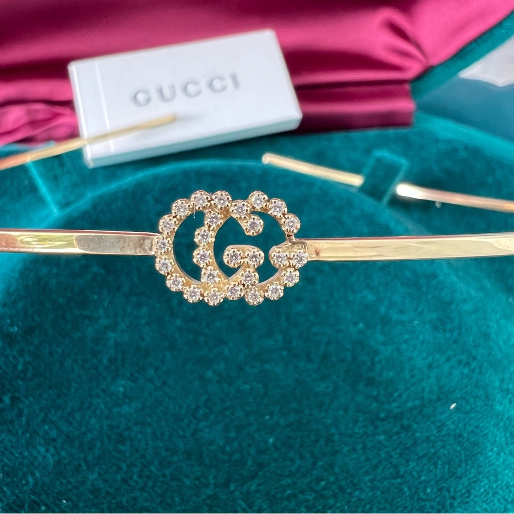 Gucci solid 18k GOLD Diamond Choker ✨RARE✨ - Picture 5 of 10